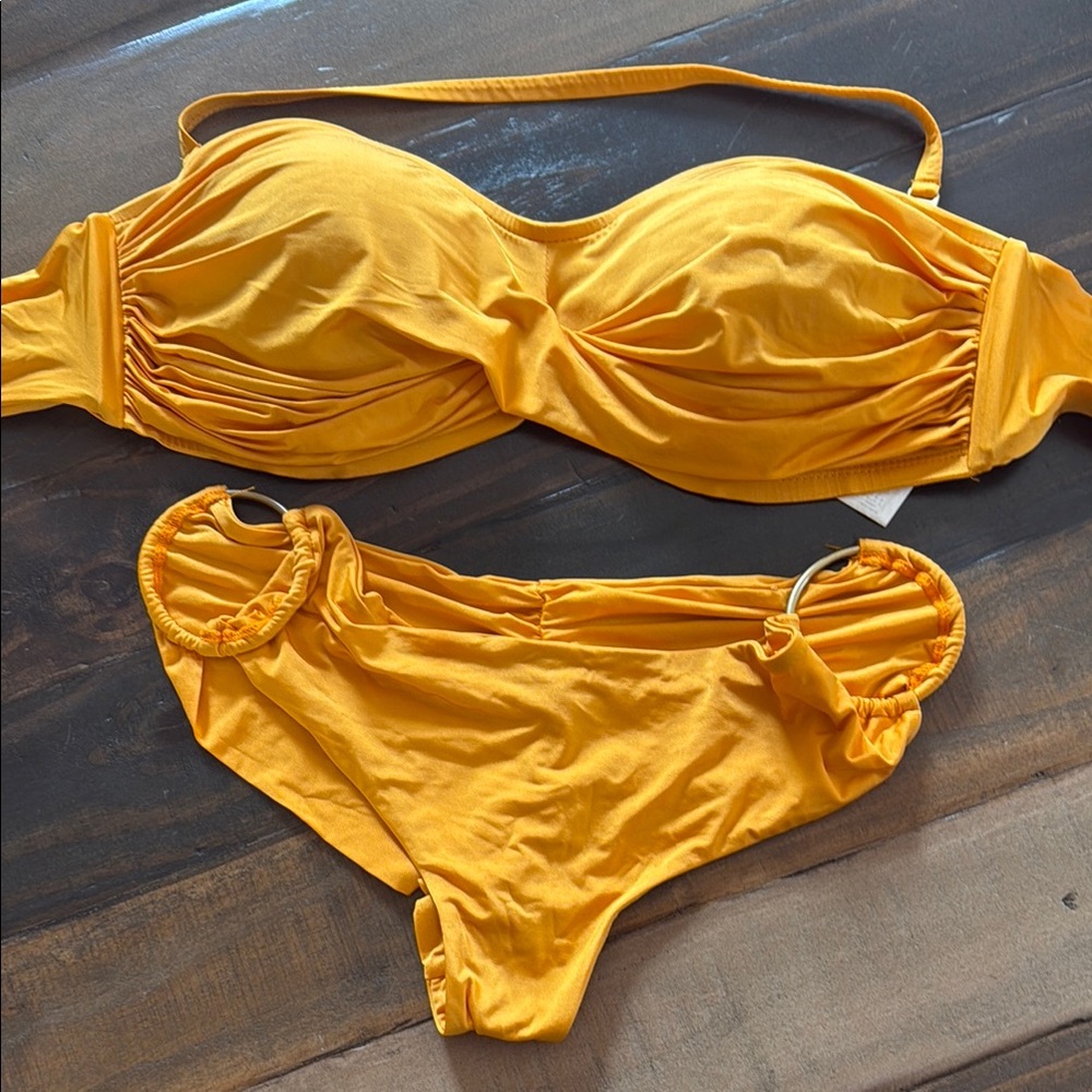 Vitamin A Yellow Bikini Set